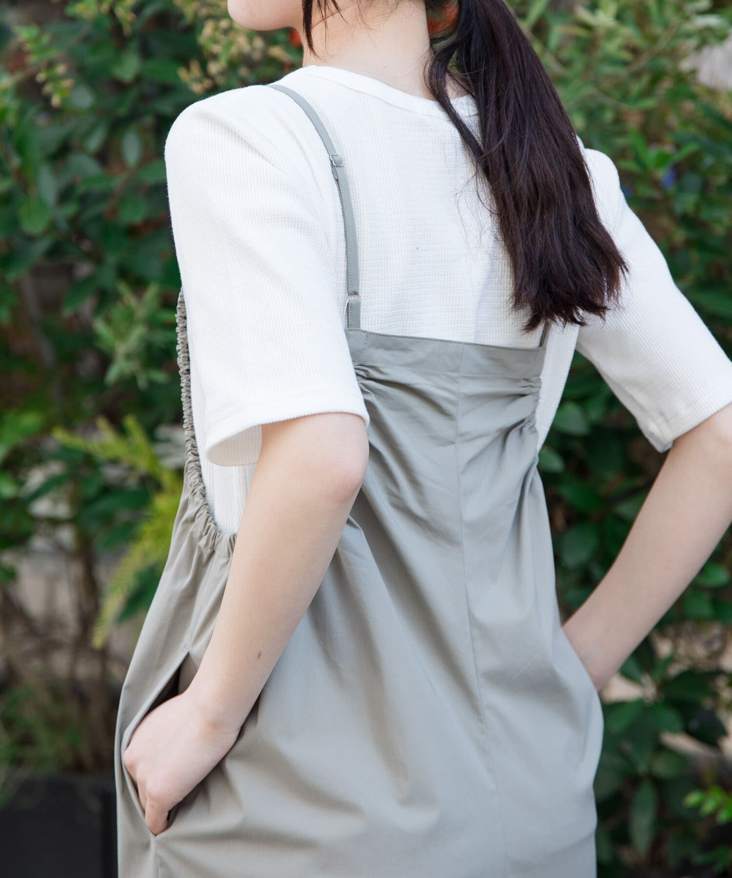 URBAN RESEARCH DOORS「FORK&SPOON　ワッフルジャガードTシャツ」|Tシャツ・カットソー|