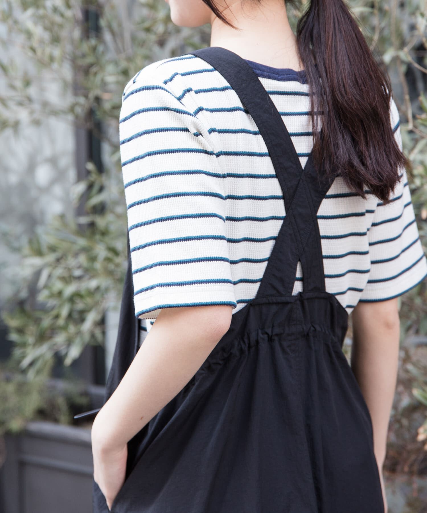 URBAN RESEARCH DOORS「FORK&SPOON　ワッフルジャガードTシャツ」|Tシャツ・カットソー|