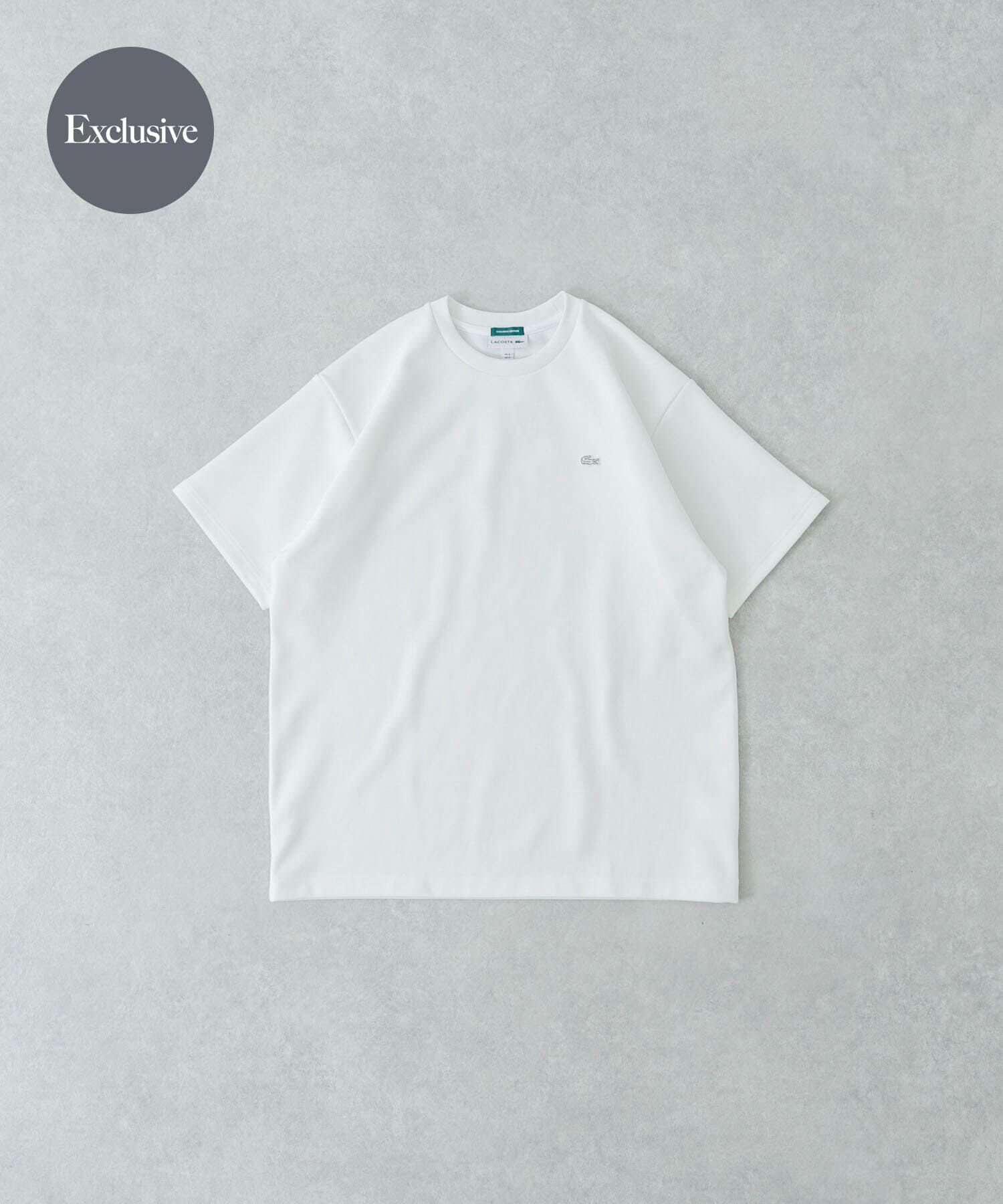 URBAN RESEARCH「『別注』LACOSTE&times;UR　Functional Pique T-shirts」|Tシャツ・カットソー|ホワイト