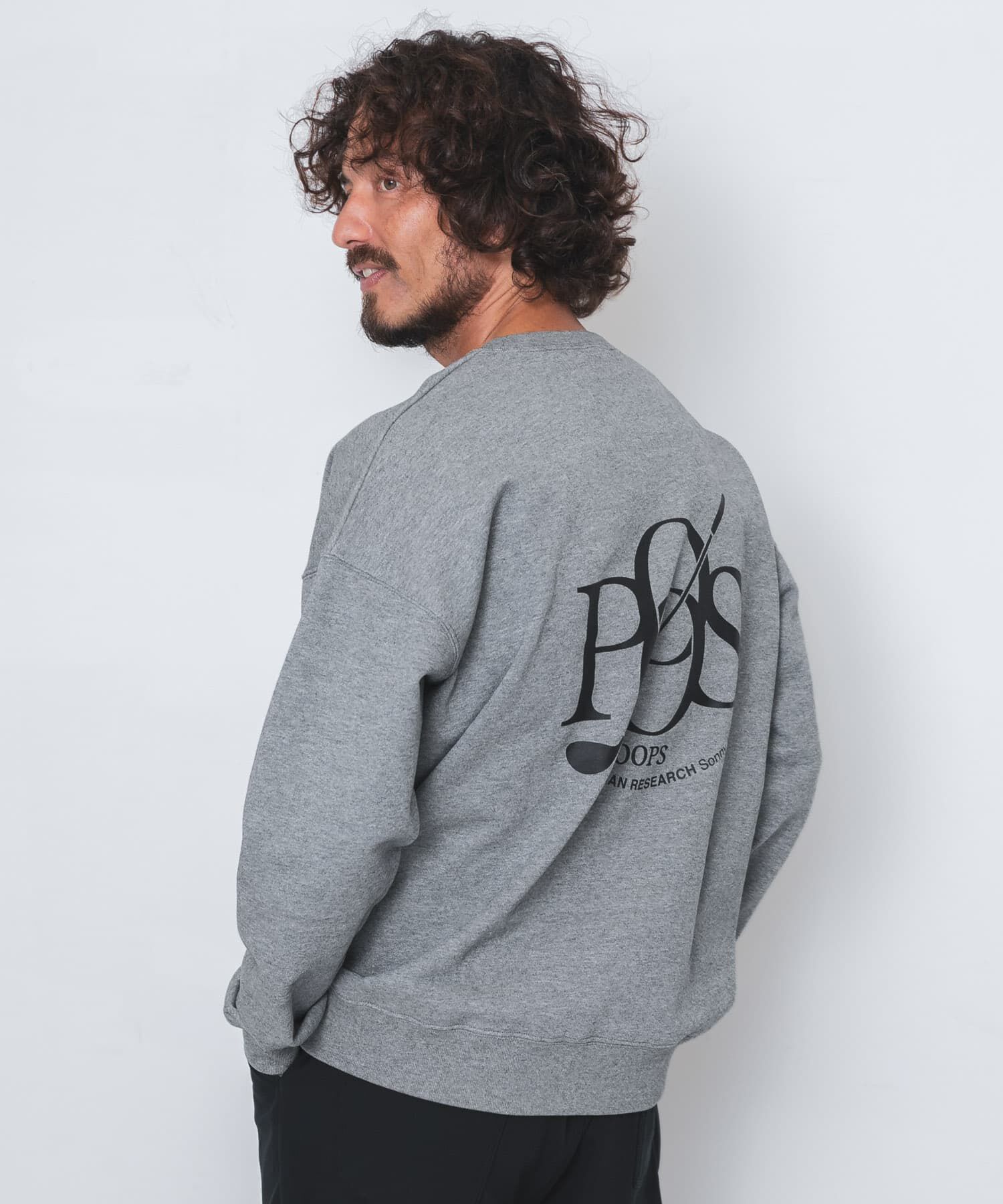 Sonny Label 「OOPS　裏起毛バックロゴスウェット」|スウェット・ジャージ|グレー