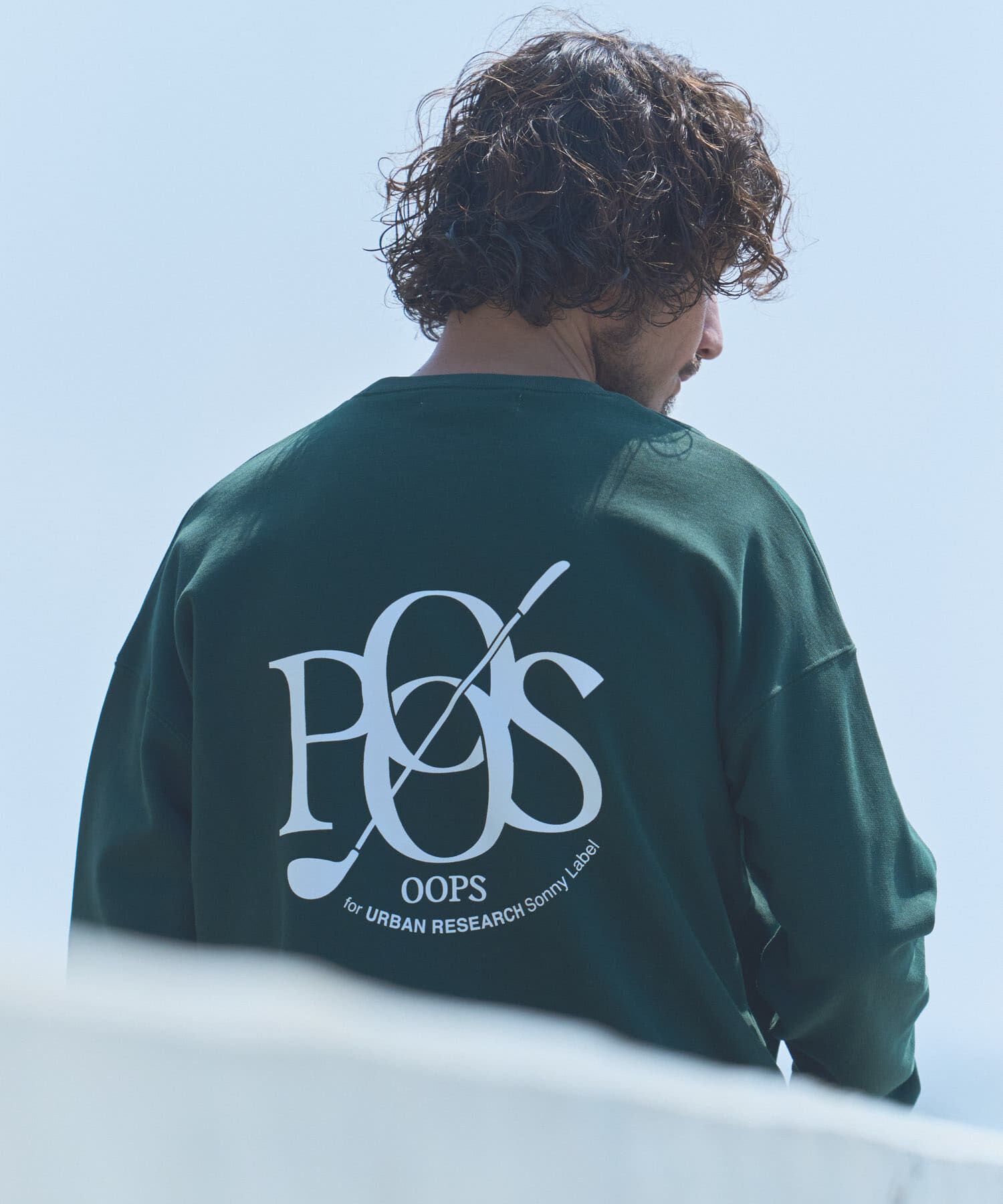 Sonny Label 「OOPS　裏起毛バックロゴスウェット」|スウェット・ジャージ|グリーン