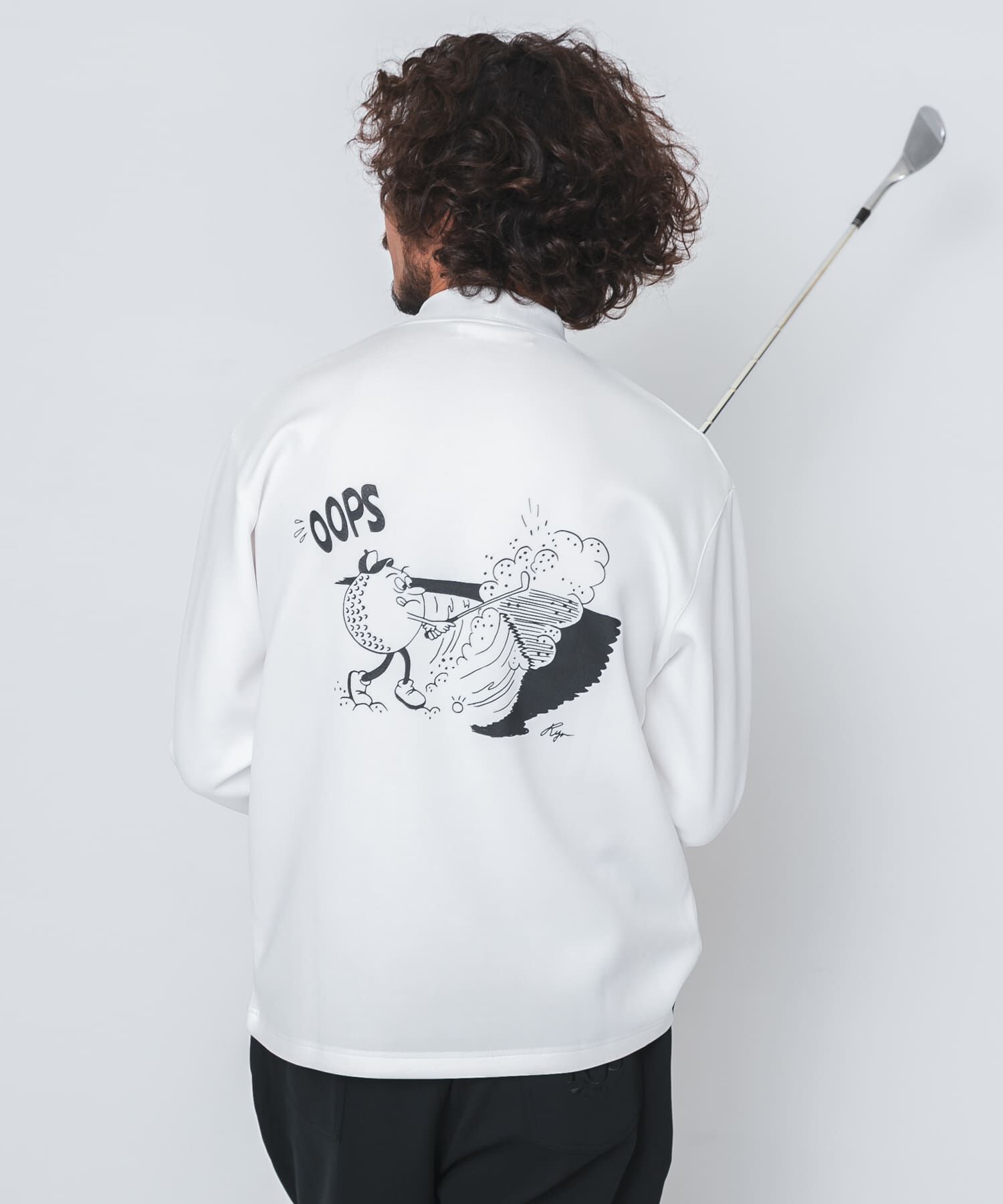 Sonny Label 「OOPS&times;RYUAMBE 　モックネックロングTシャツ」|Tシャツ・カットソー|オフホワイト