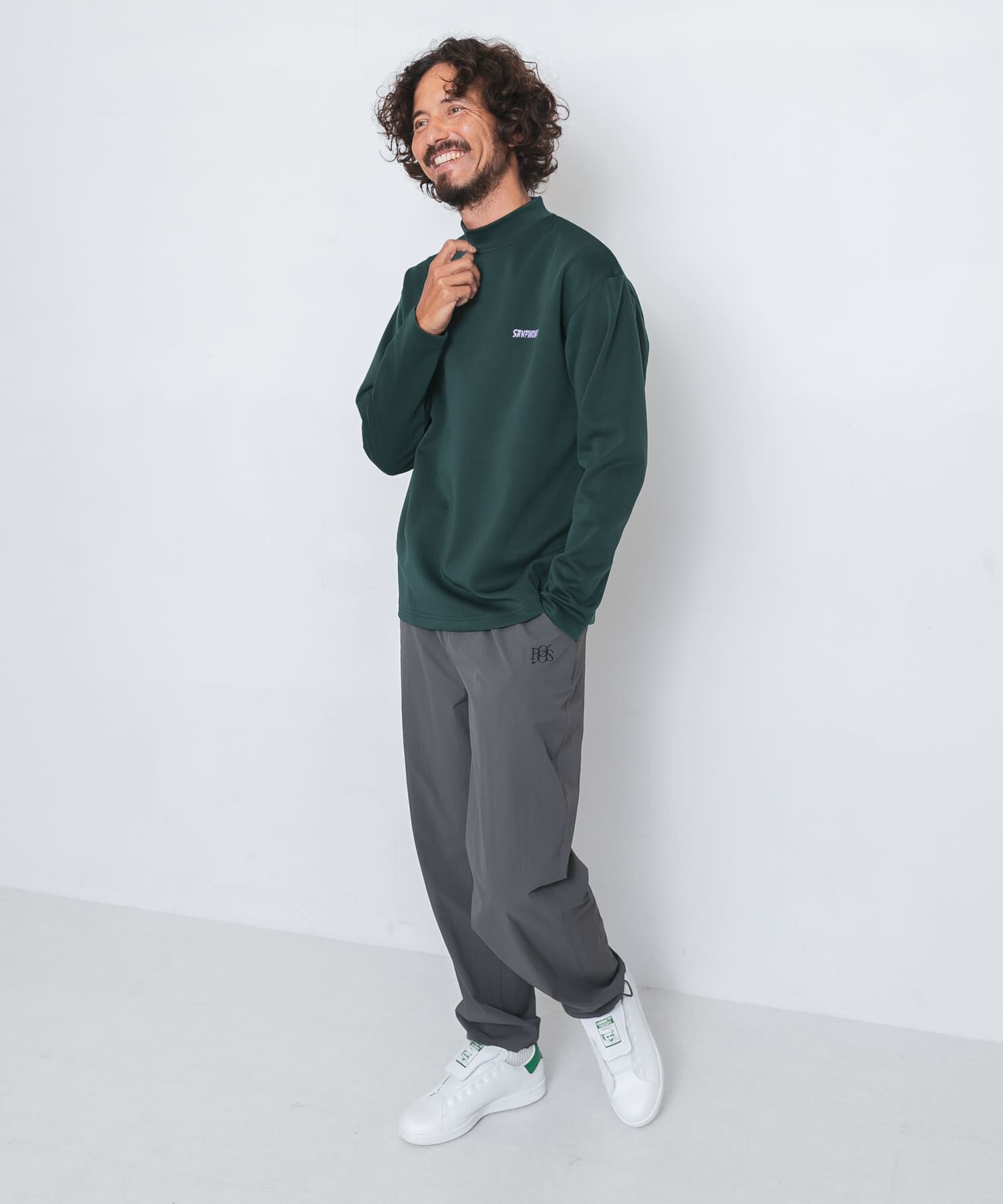 Sonny Label 「OOPS&times;RYUAMBE 　モックネックロングTシャツ」|Tシャツ・カットソー|