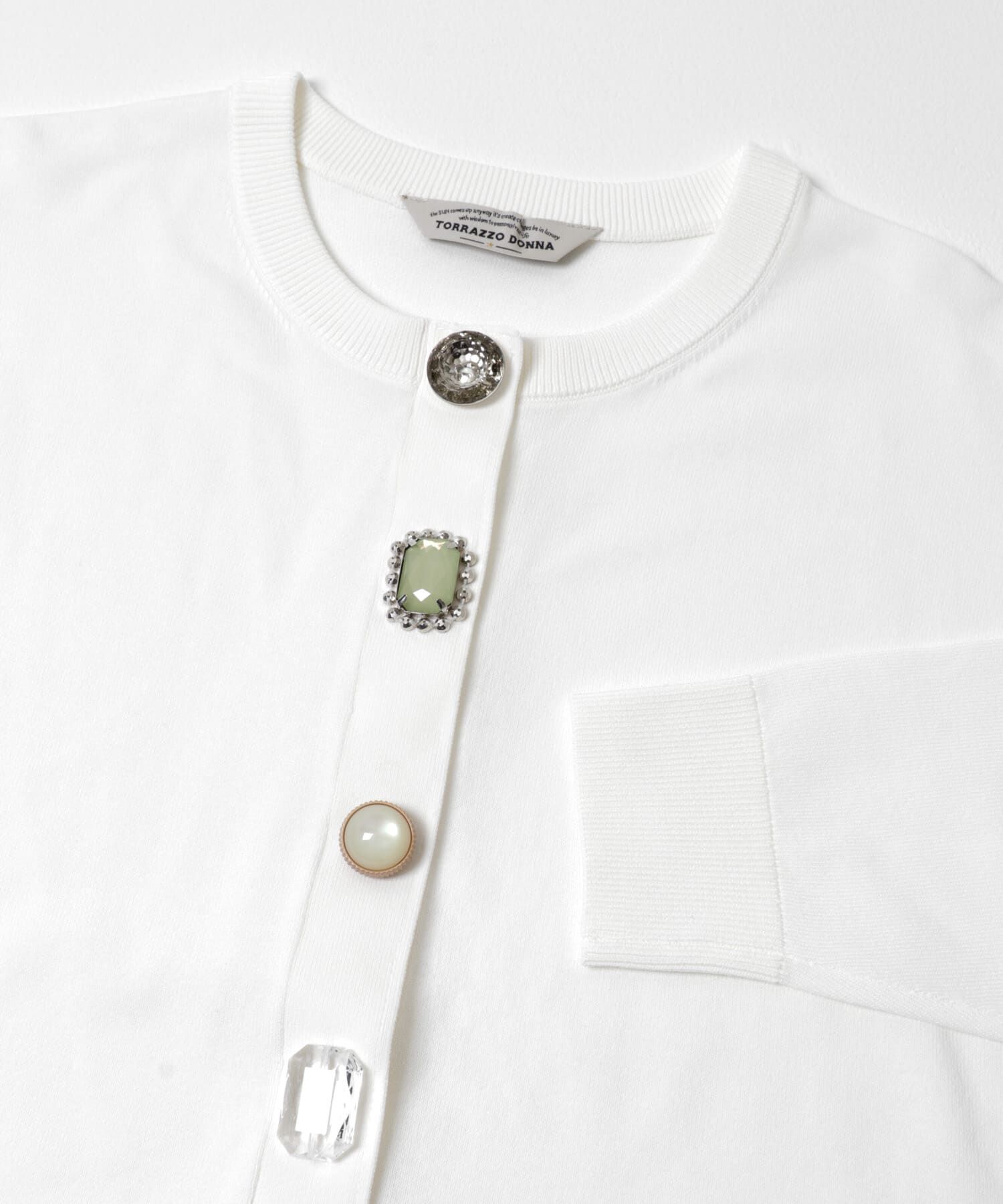 URBAN RESEARCH ROSSO「Torrazzo Donna　BIJOU CARDIGAN」|カーディガン|