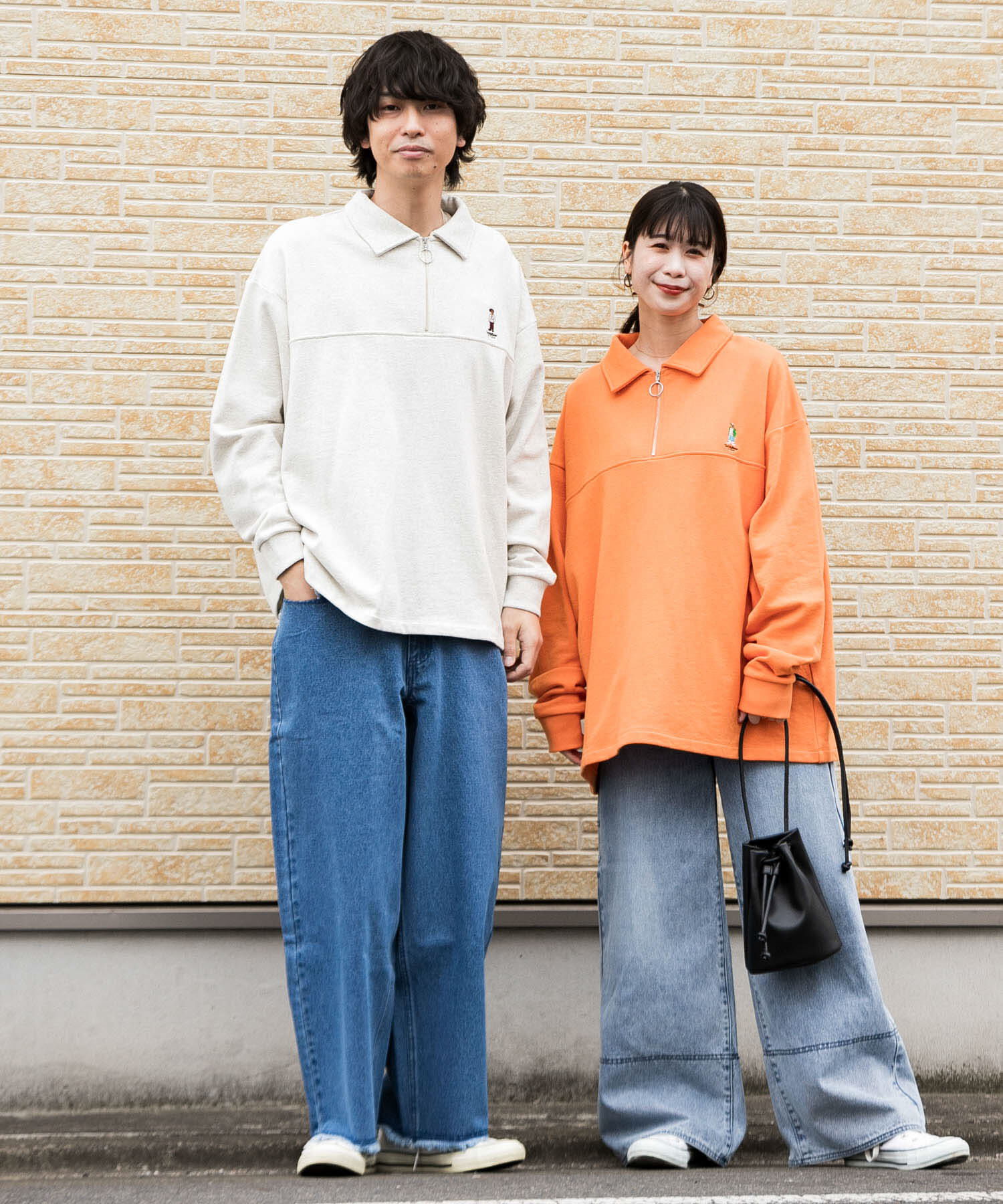 SENSE OF PLACE by URBAN RESEARCH「『別注』『ユニセックス』TeddyBear&times;SOP　テディベアハーフZIPスウェット」|スウェット・ジャージ|