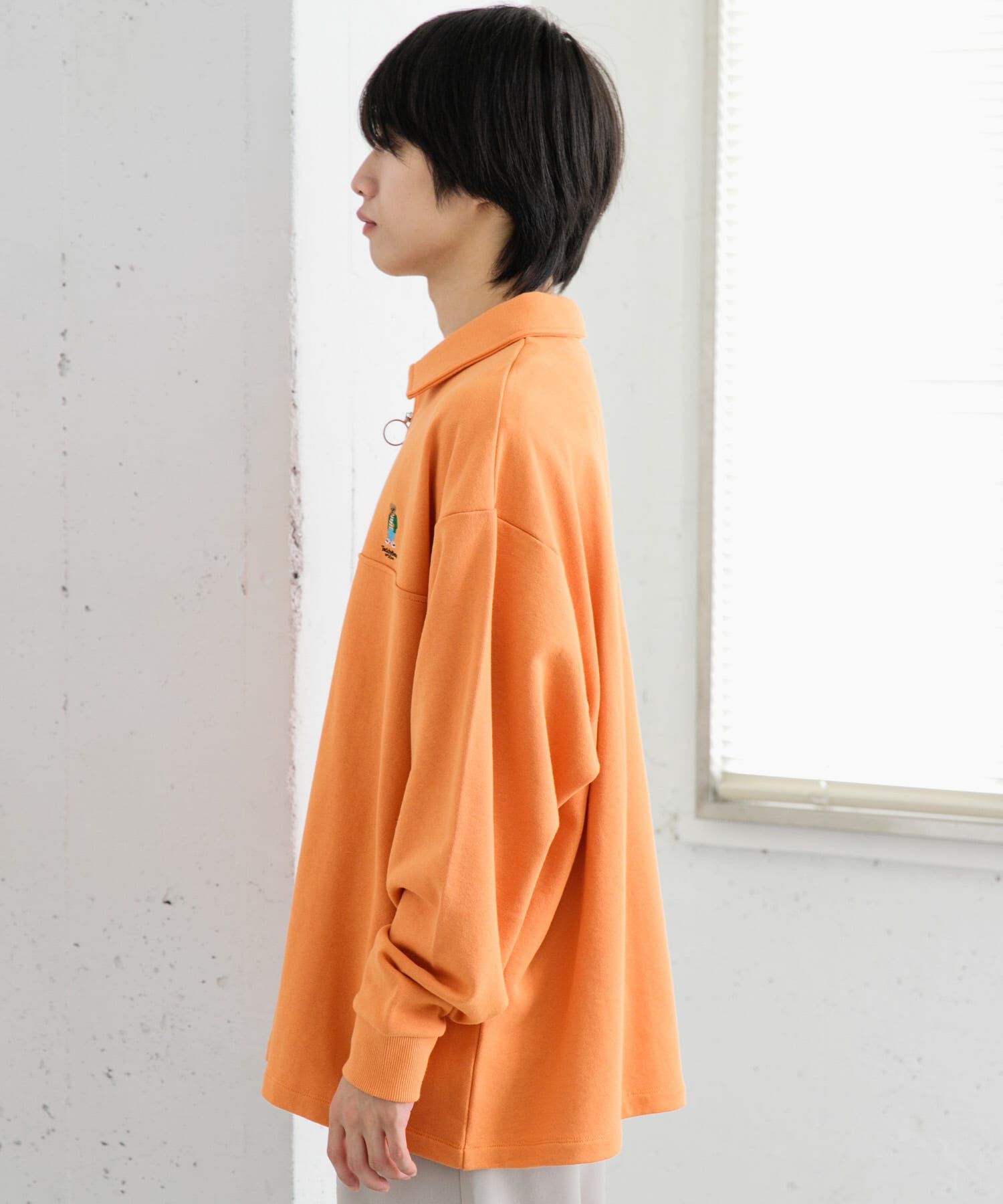 SENSE OF PLACE by URBAN RESEARCH「『別注』『ユニセックス』TeddyBear&times;SOP　テディベアハーフZIPスウェット」|スウェット・ジャージ|