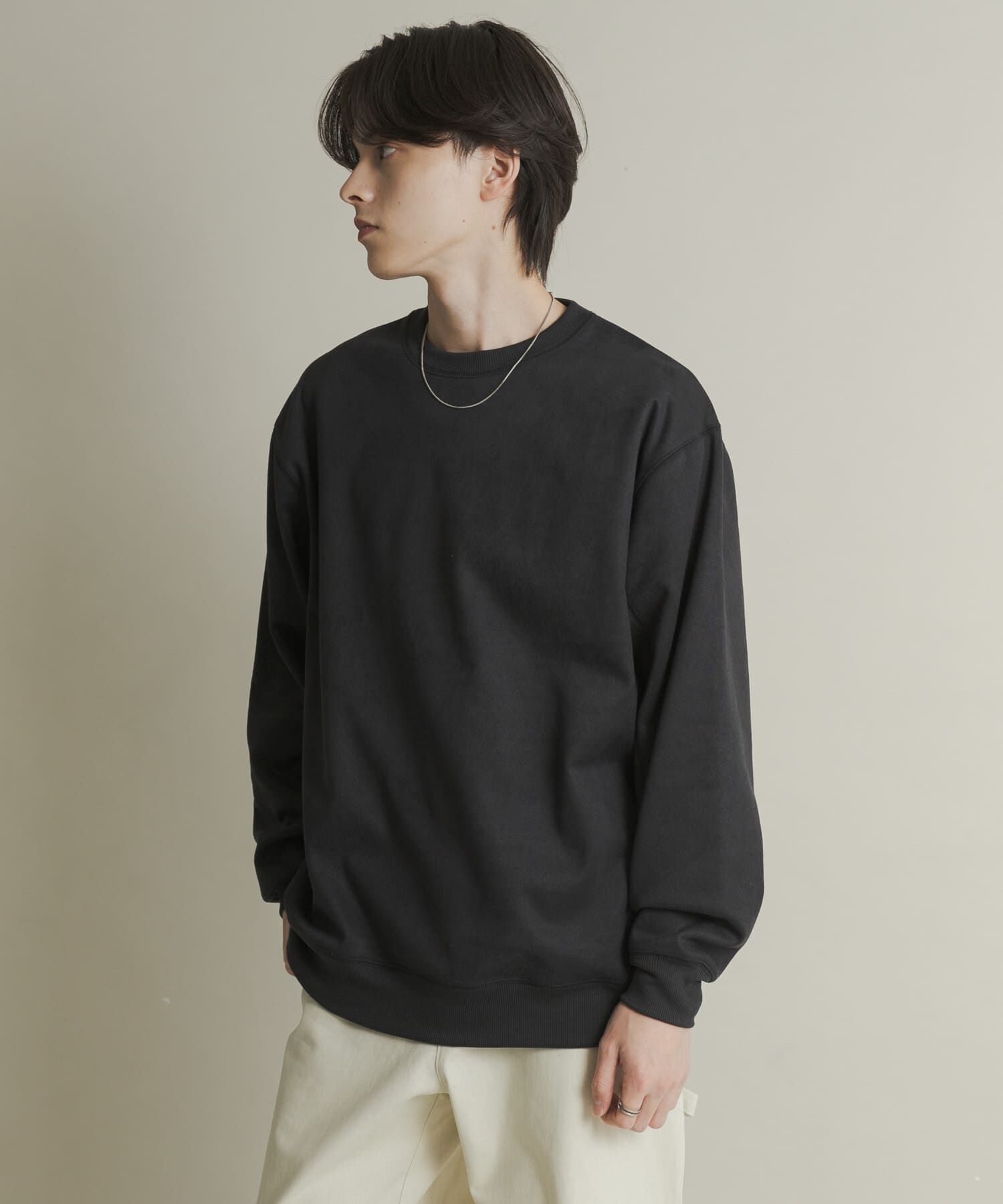 SENSE OF PLACE by URBAN RESEARCH「フェイクスエードクルーネックスウェット」|スウェット・ジャージ|