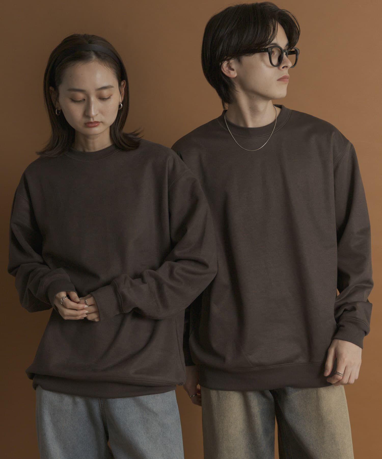 SENSE OF PLACE by URBAN RESEARCH「フェイクスエードクルーネックスウェット」|スウェット・ジャージ|