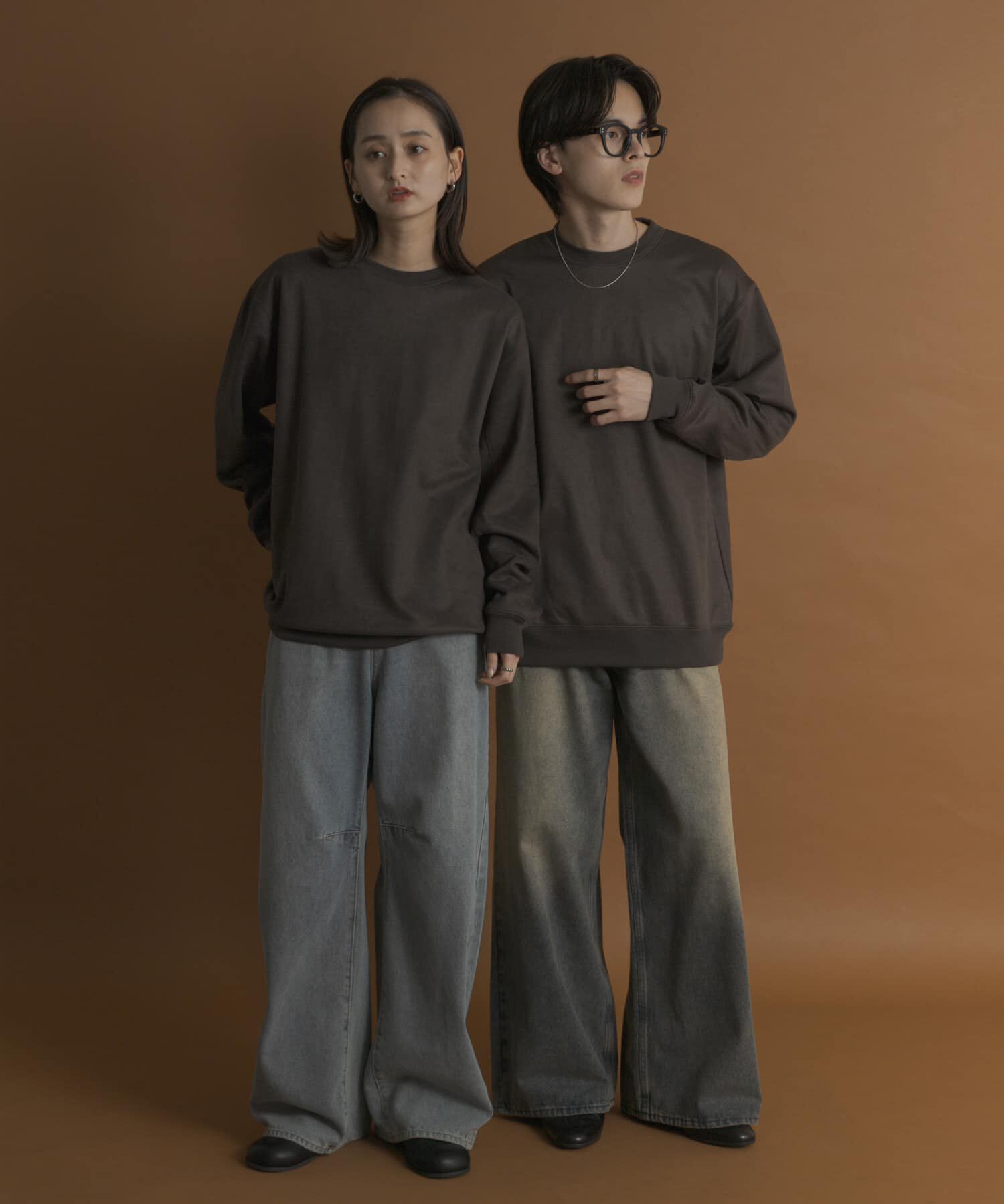 SENSE OF PLACE by URBAN RESEARCH「フェイクスエードクルーネックスウェット」|スウェット・ジャージ|