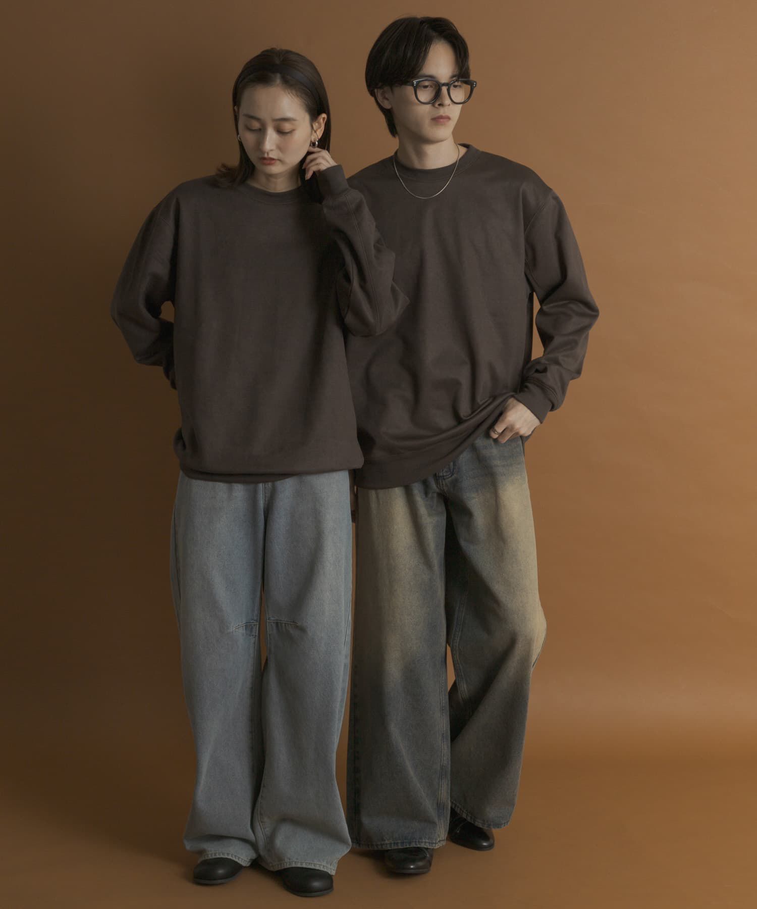 SENSE OF PLACE by URBAN RESEARCH「フェイクスエードクルーネックスウェット」|スウェット・ジャージ|