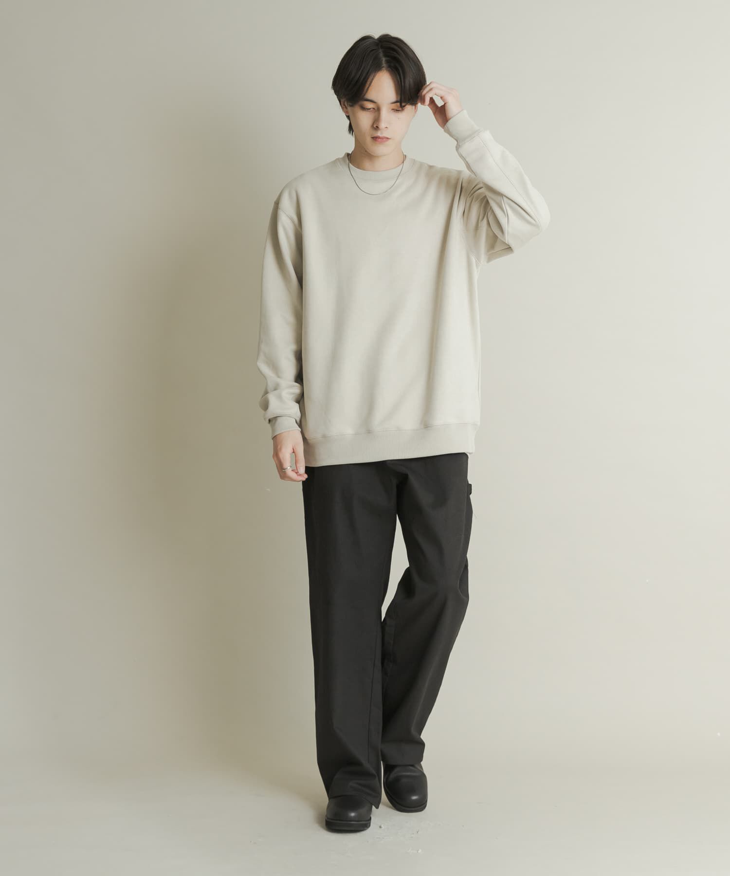 SENSE OF PLACE by URBAN RESEARCH「フェイクスエードクルーネックスウェット」|スウェット・ジャージ|