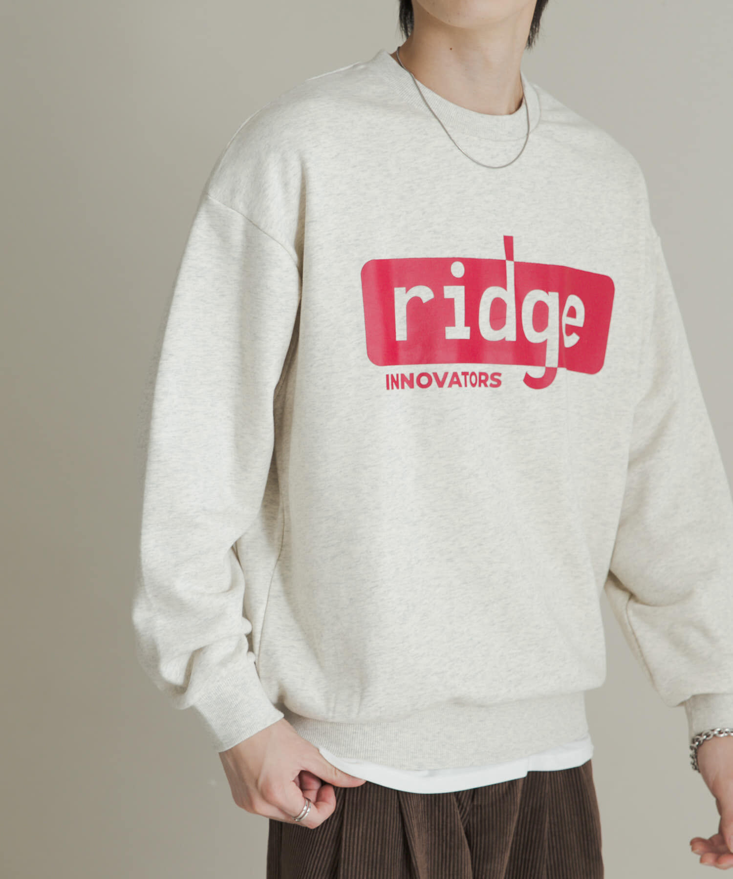 SENSE OF PLACE by URBAN RESEARCH「アソートグラフィックロゴスウェット」|スウェット・ジャージ|グレー