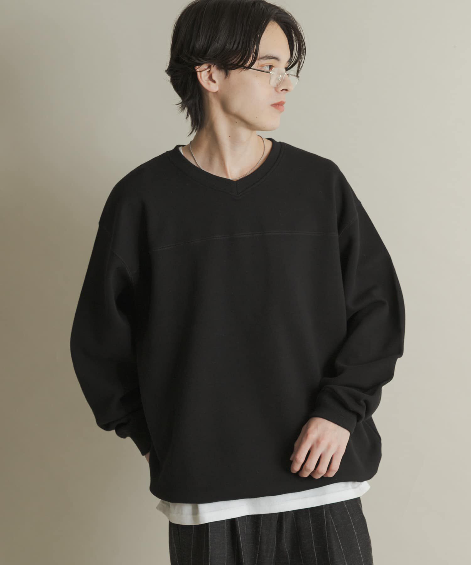 SENSE OF PLACE by URBAN RESEARCH「カノコVネックスウェット」|スウェット・ジャージ|