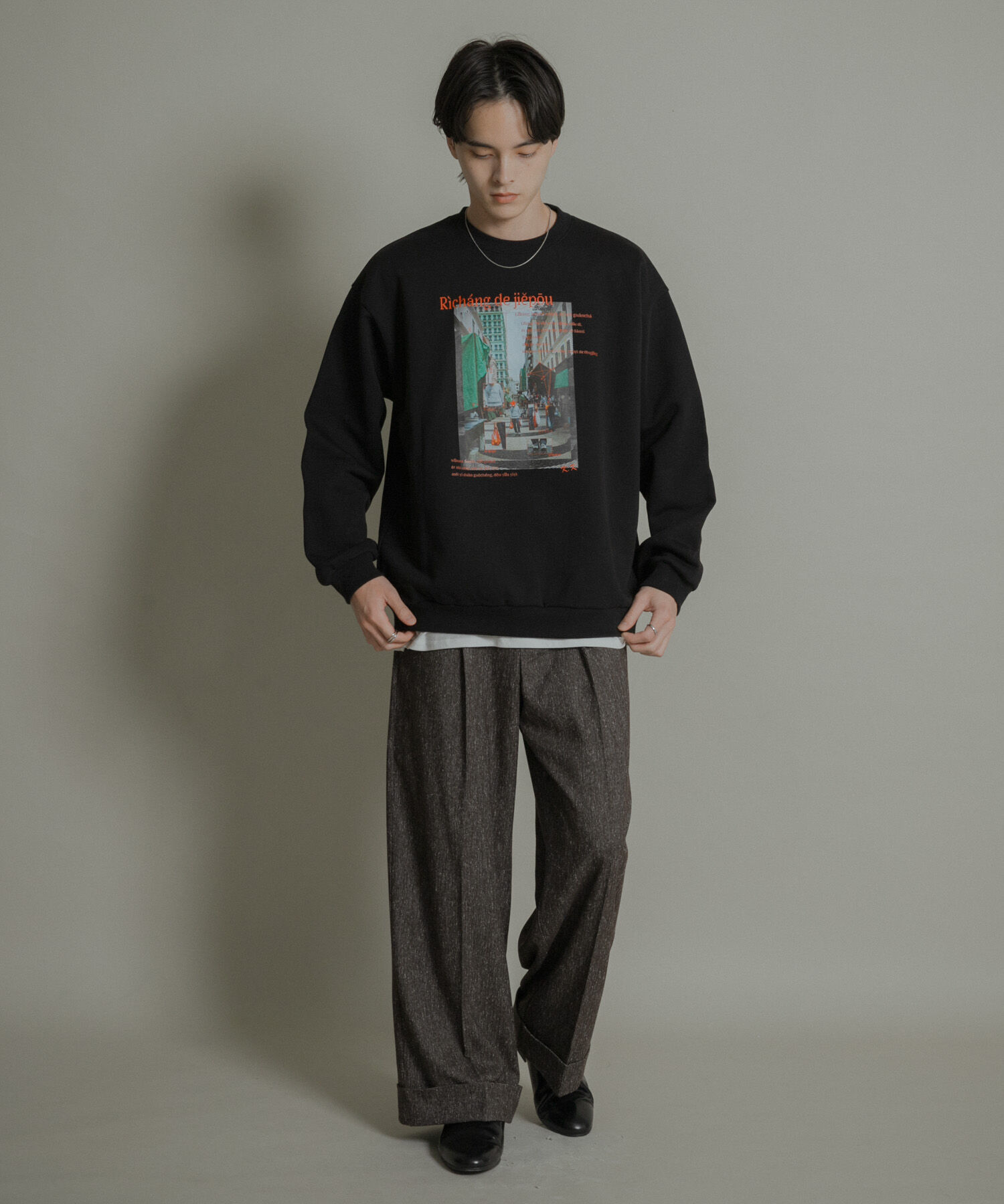 SENSE OF PLACE by URBAN RESEARCH「City graphic crew-neck Sweat」|スウェット・ジャージ|