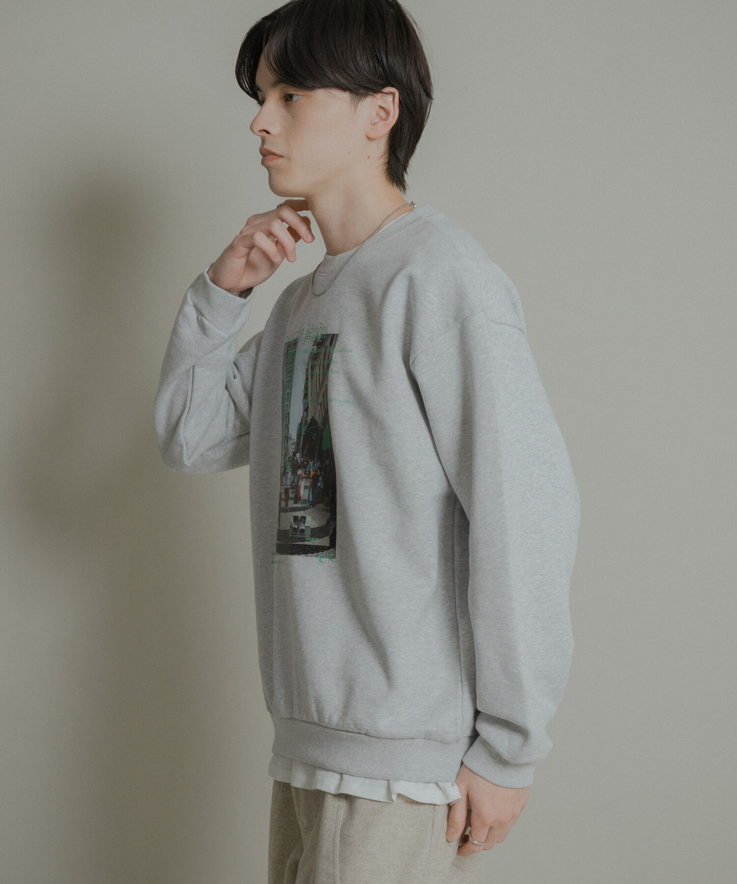 SENSE OF PLACE by URBAN RESEARCH「City graphic crew-neck Sweat」|スウェット・ジャージ|