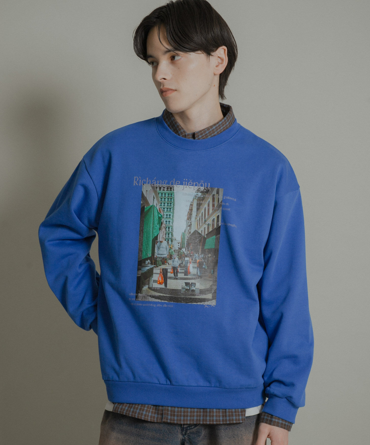 SENSE OF PLACE by URBAN RESEARCH「City graphic crew-neck Sweat」|スウェット・ジャージ|