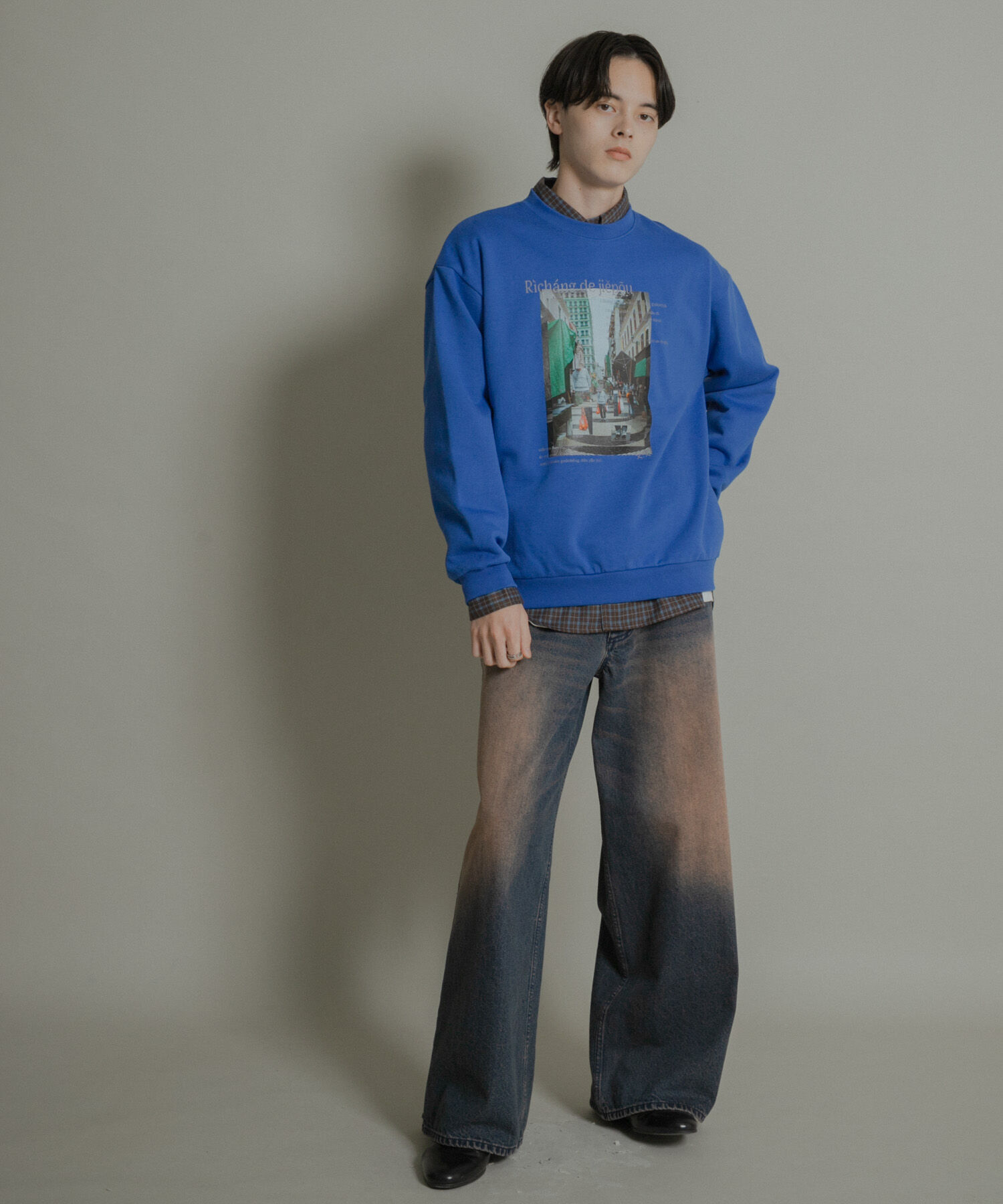 SENSE OF PLACE by URBAN RESEARCH「City graphic crew-neck Sweat」|スウェット・ジャージ|