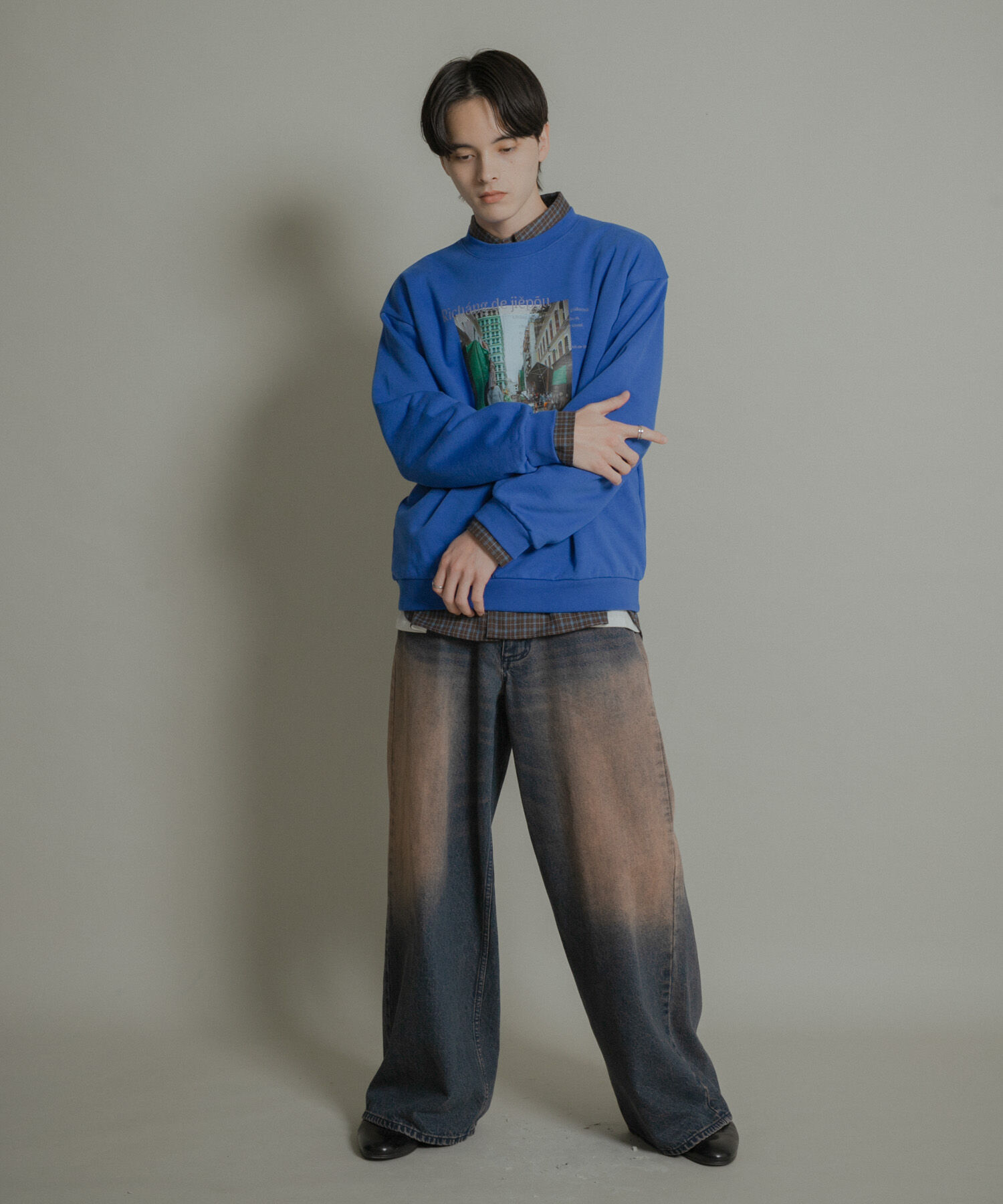 SENSE OF PLACE by URBAN RESEARCH「City graphic crew-neck Sweat」|スウェット・ジャージ|