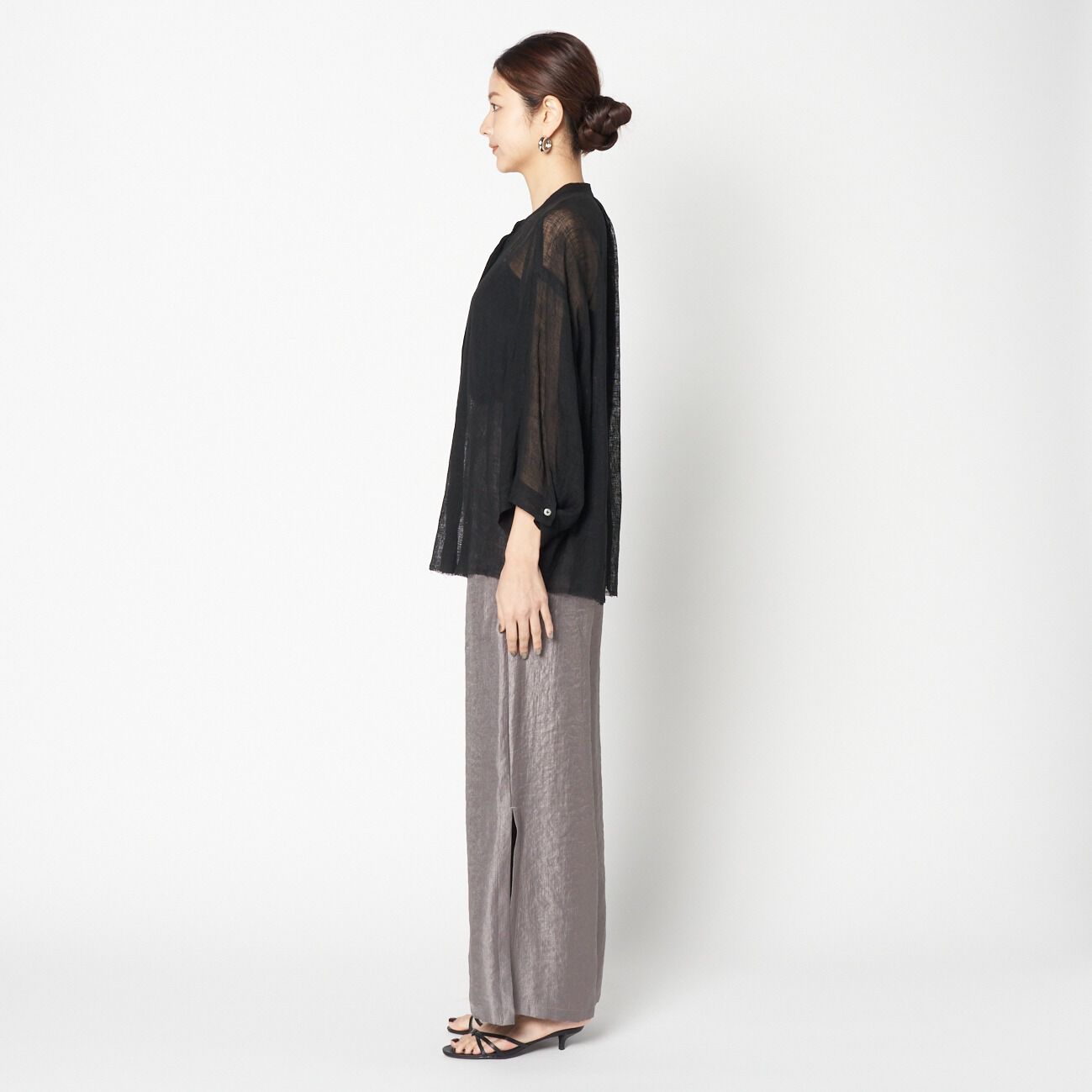 HELIOPOLE「HELIOPOLE LINEN GAUZE SHIRT」|シャツ・ブラウス|