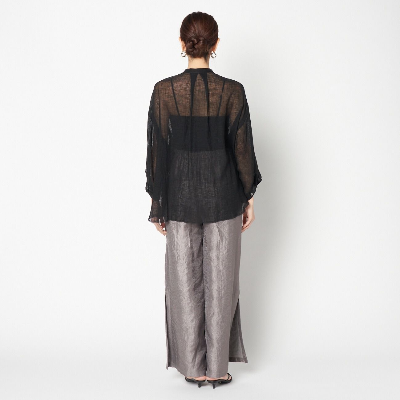 HELIOPOLE「HELIOPOLE LINEN GAUZE SHIRT」|シャツ・ブラウス|