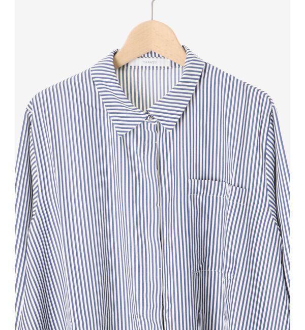  「《手洗い可能》TORRAZZO DONNAストライプAラインシャツ」|シャツ・ブラウス|