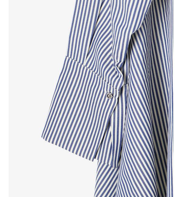  「《手洗い可能》TORRAZZO DONNAストライプAラインシャツ」|シャツ・ブラウス|