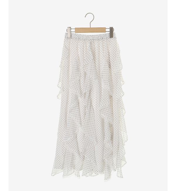  「エアリードロップラッフルスカート」|スカート|