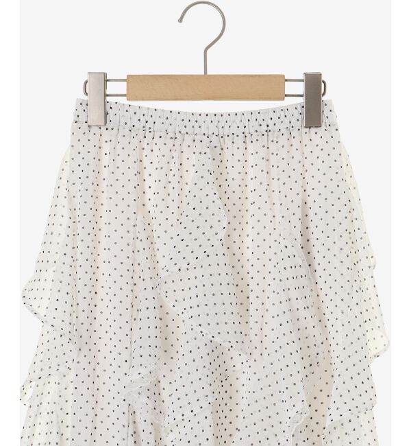  「エアリードロップラッフルスカート」|スカート|