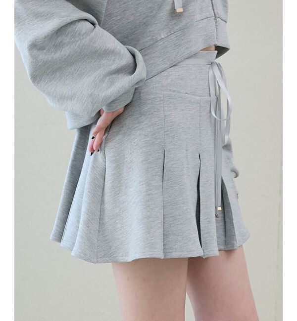  「プリーツラメミニスカパン」|スカート|