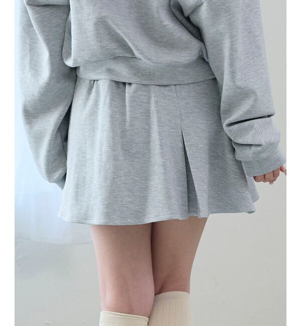  「プリーツラメミニスカパン」|スカート|
