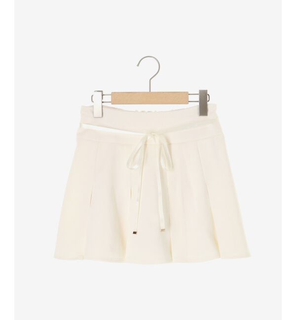  「プリーツラメミニスカパン」|スカート|