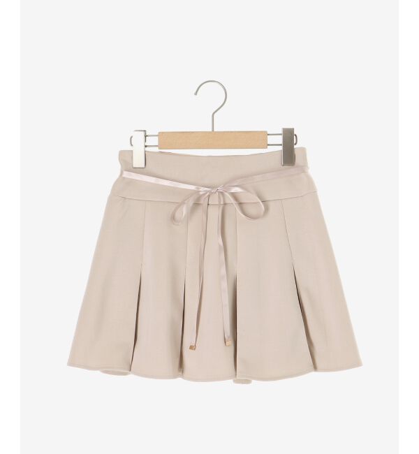  「プリーツラメミニスカパン」|スカート|