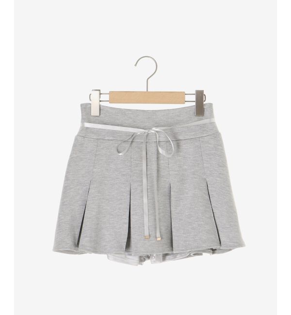  「プリーツラメミニスカパン」|スカート|