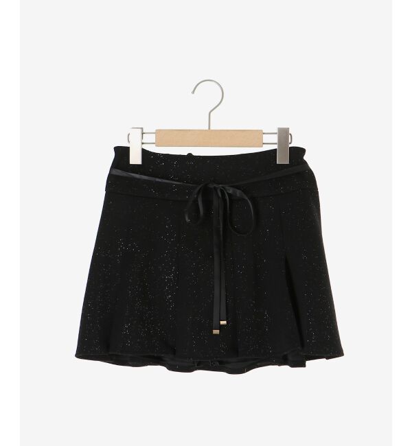  「プリーツラメミニスカパン」|スカート|