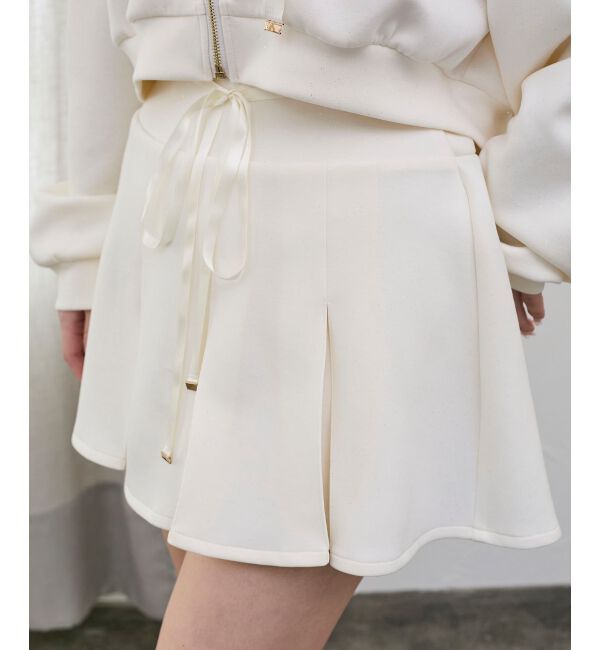  「プリーツラメミニスカパン」|スカート|