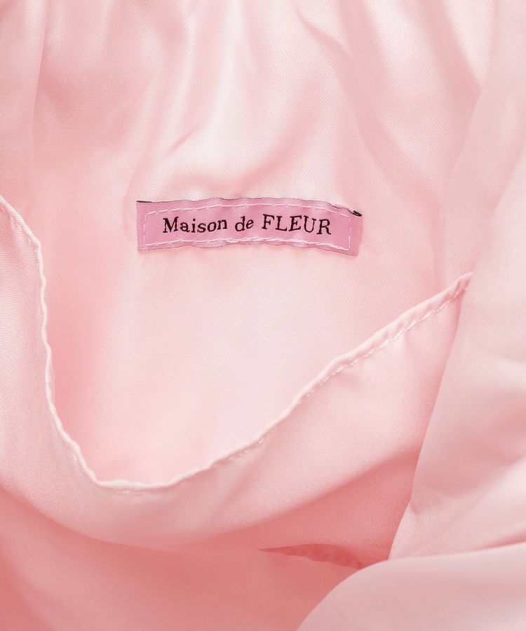 Maison de FLEUR「ギンガムダブルリボンギャザートートバッグ」|トートバッグ|