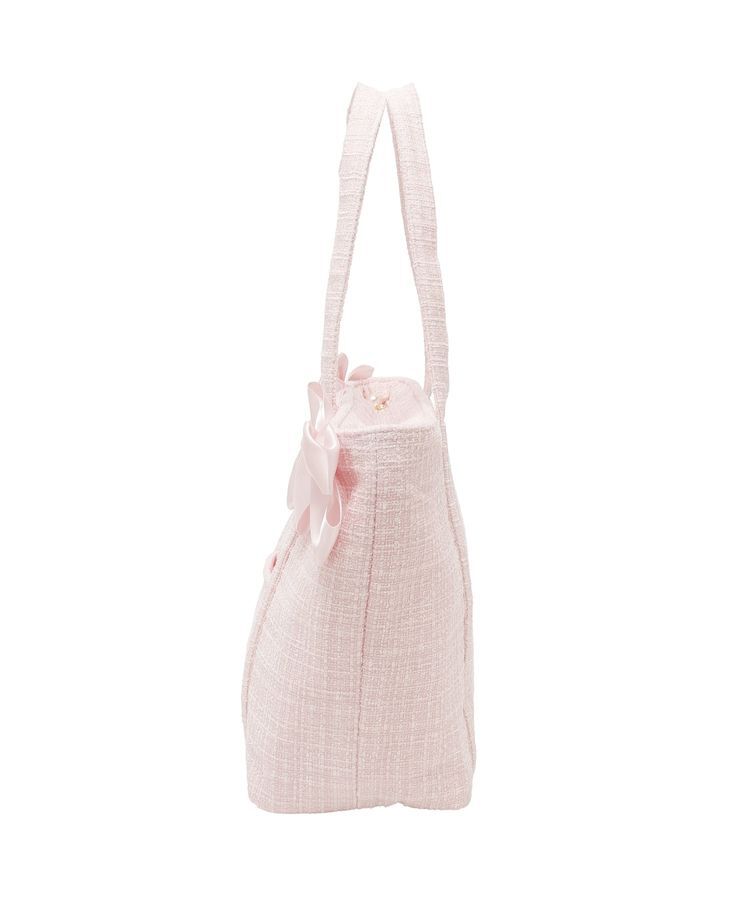 Maison de FLEUR「ツイードボリュームリボントートバッグ」|トートバッグ|