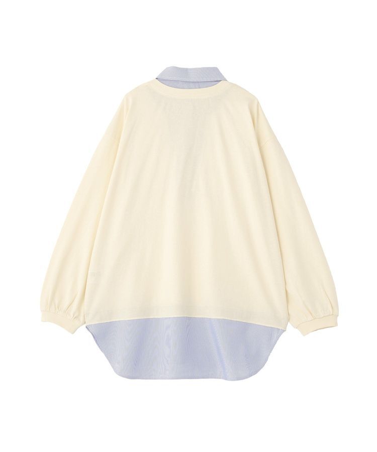 Green Parks「衿レイヤードッキングチュニック」|Tシャツ・カットソー|