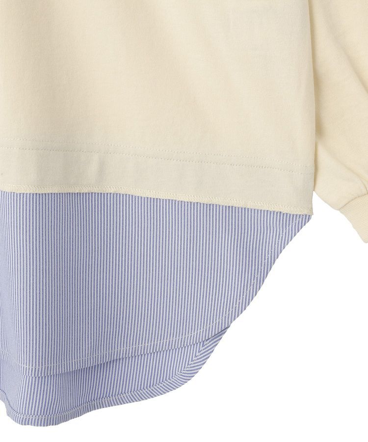 Green Parks「衿レイヤードッキングチュニック」|Tシャツ・カットソー|