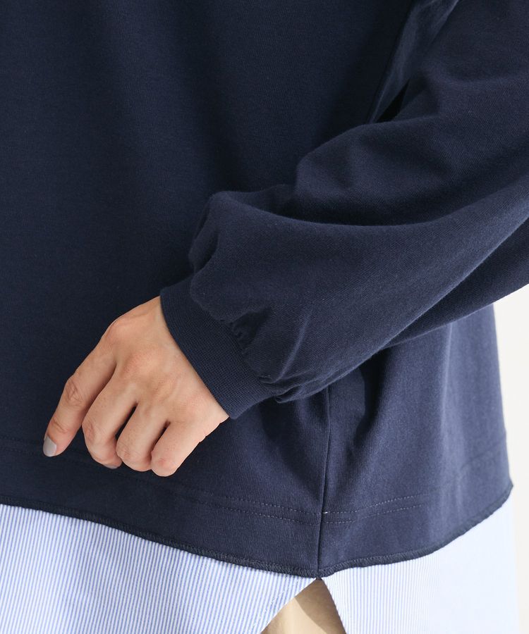 Green Parks「衿レイヤードッキングチュニック」|Tシャツ・カットソー|