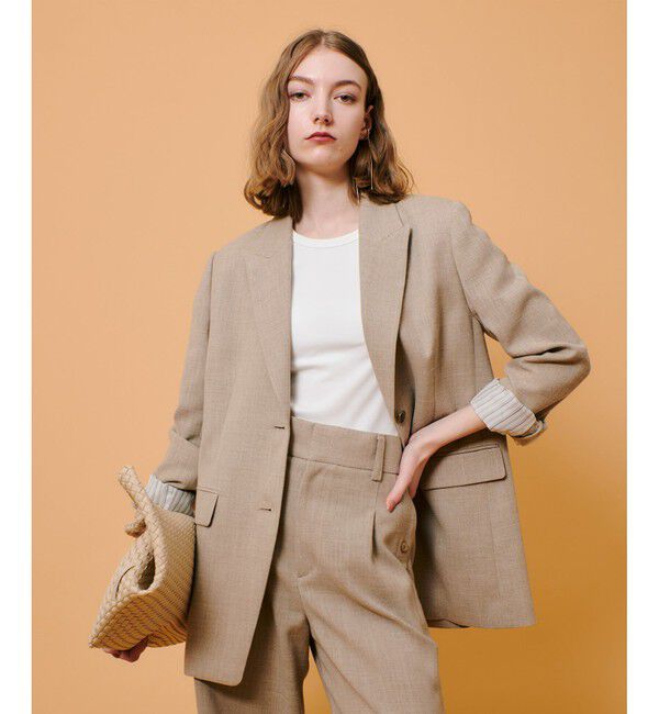 allureville「リネンライクテーラードジャケット」|テーラードジャケット|