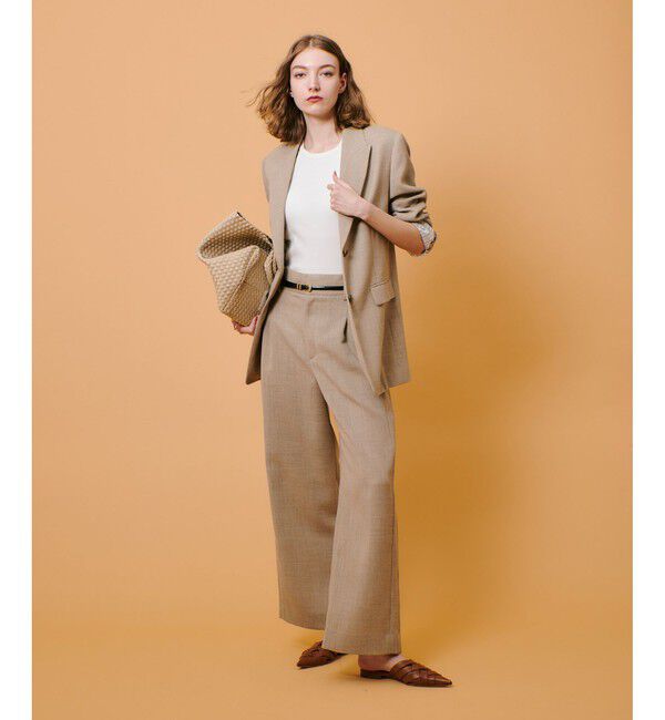 allureville「リネンライクテーラードジャケット」|テーラードジャケット|