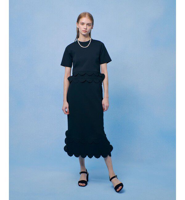 LOULOU WILLOUGHBY「【LOULOU WILLOUGHBY】パンチングスカラスカート」|スカート|