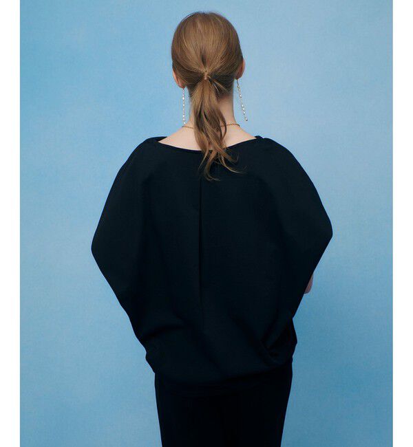 LOULOU WILLOUGHBY「【LOULOU WILLOUGHBY】ケープデコルテトップス」|Tシャツ・カットソー|