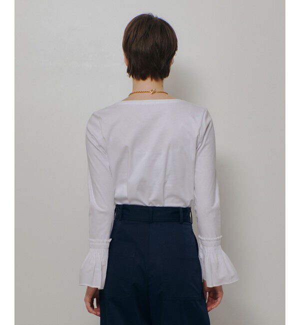 allureville「刺繍プリーツカフスプルオーバー」|Tシャツ・カットソー|