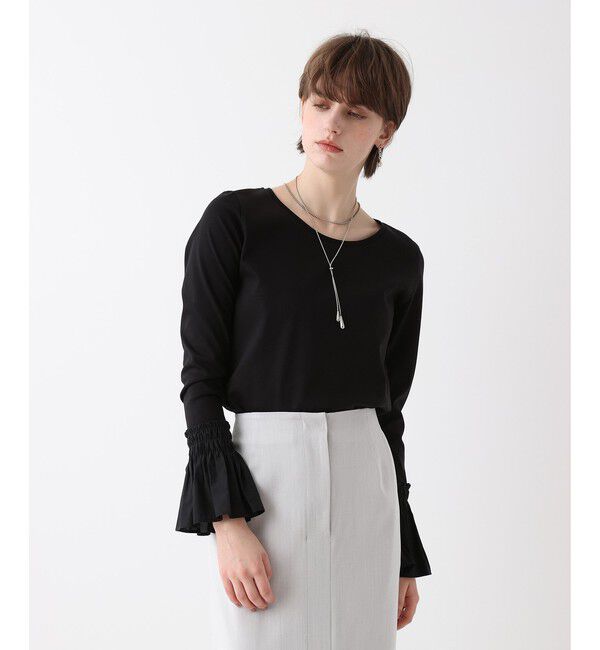 allureville「刺繍プリーツカフスプルオーバー」|Tシャツ・カットソー|