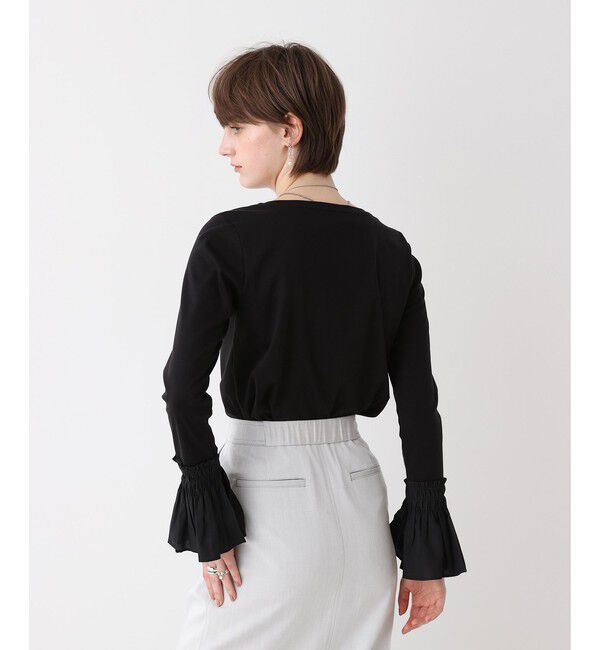 allureville「刺繍プリーツカフスプルオーバー」|Tシャツ・カットソー|