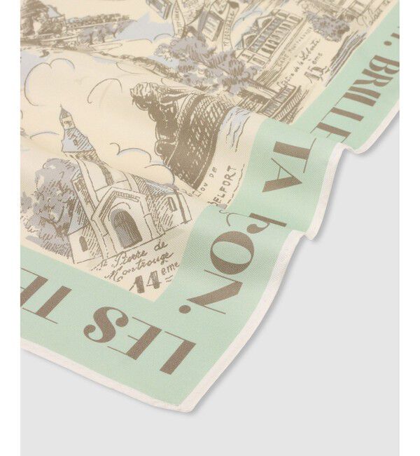 allureville/マッププリントスカーフ