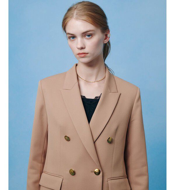 LOULOU WILLOUGHBY「【LOULOU WILLOUGHBY】ポリドビーダブルジャケット」|テーラードジャケット|