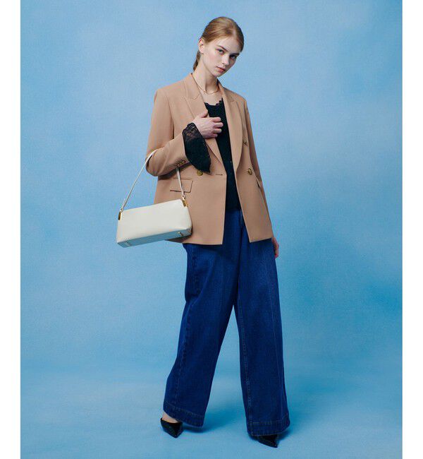 LOULOU WILLOUGHBY「【LOULOU WILLOUGHBY】ポリドビーダブルジャケット」|テーラードジャケット|